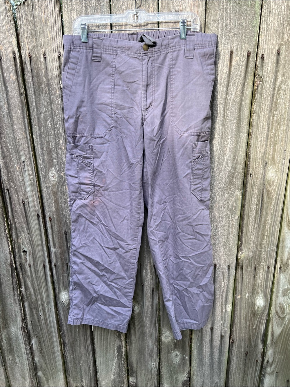 Carhartt Lavender Gray Cargo Scrub Pants - Utility Style